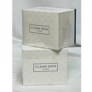 2pk Clean Skin Club XL Disposable Towels Makeup Remover Facial Cloth